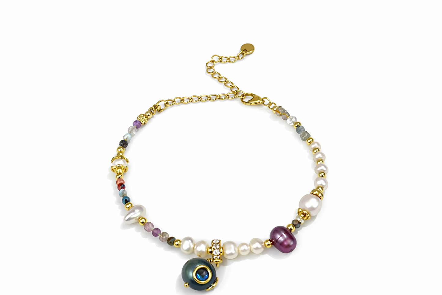 Colourful beaded bracelets