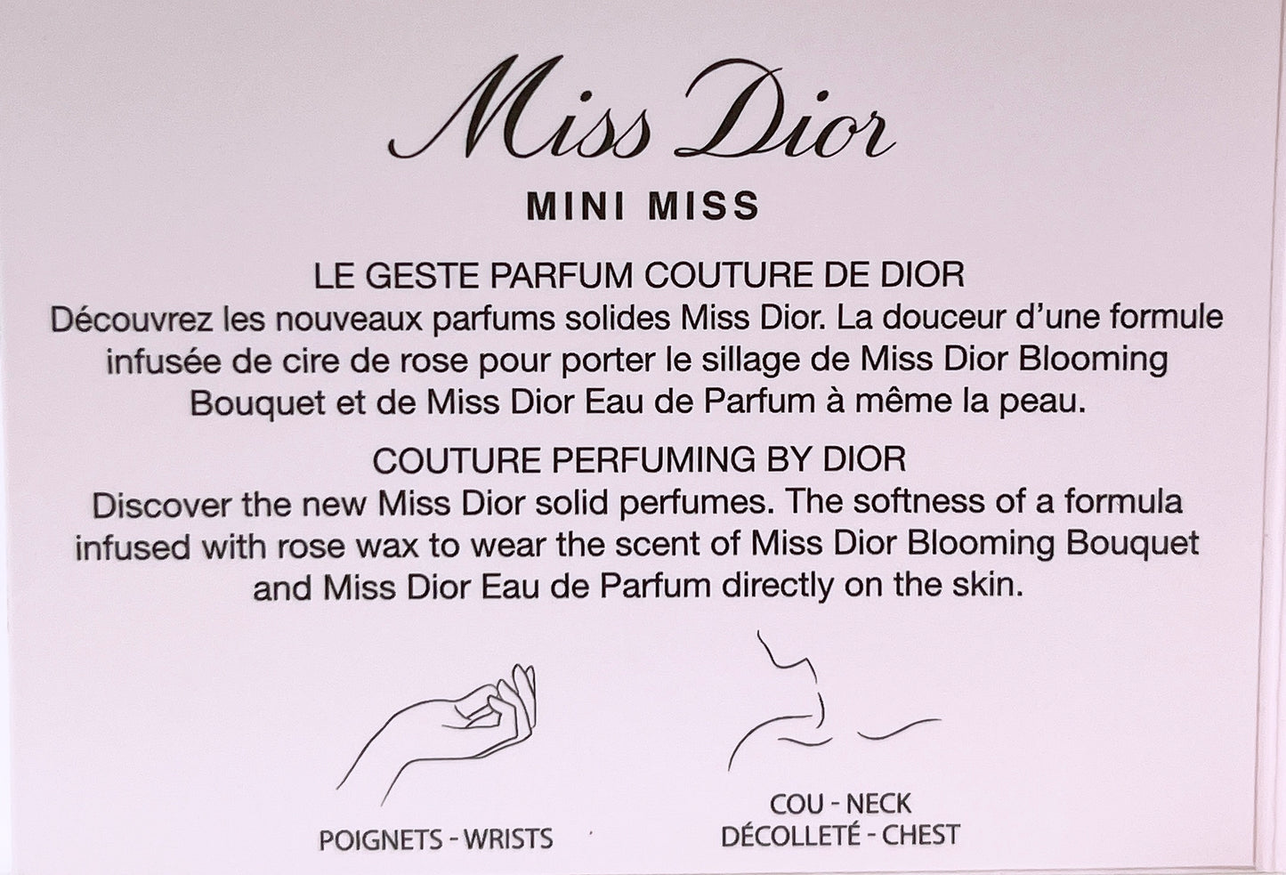 Miss Dior Mini Miss 250mg set
