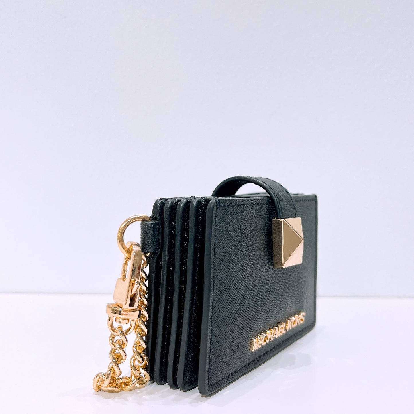 Michael Kors KARLA Accordion Card Case Black