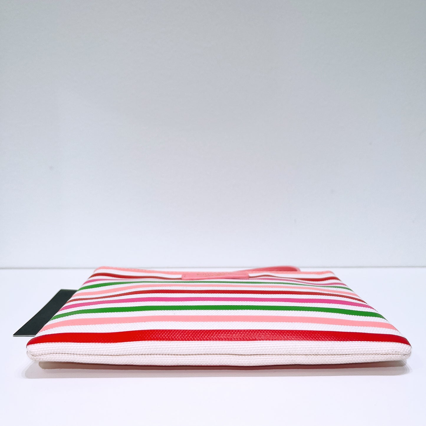 Kate Spade Rainbow striped canvas Large Pouch Wristlet