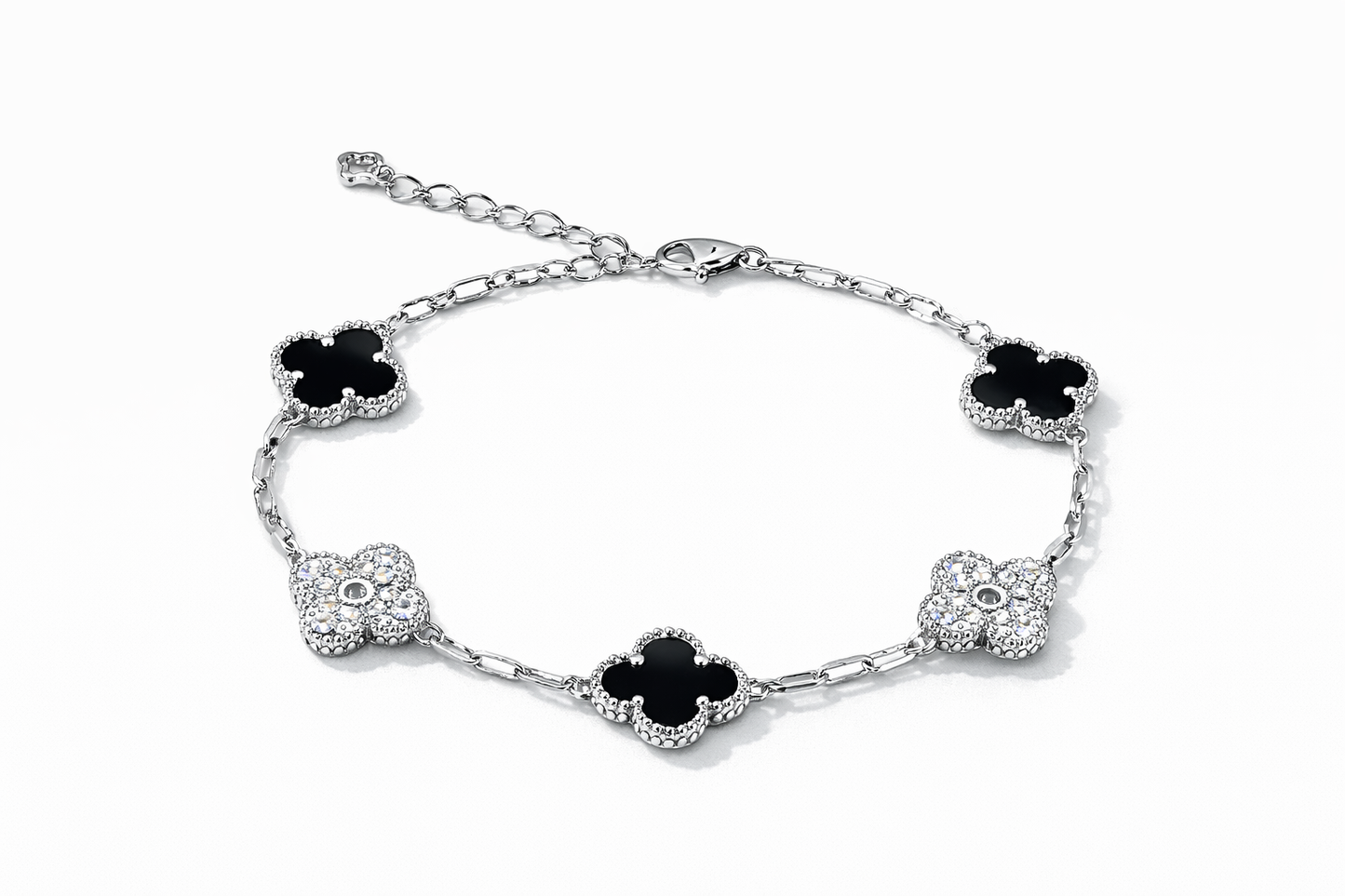 Lucky Four Leaf Clover Bracelet