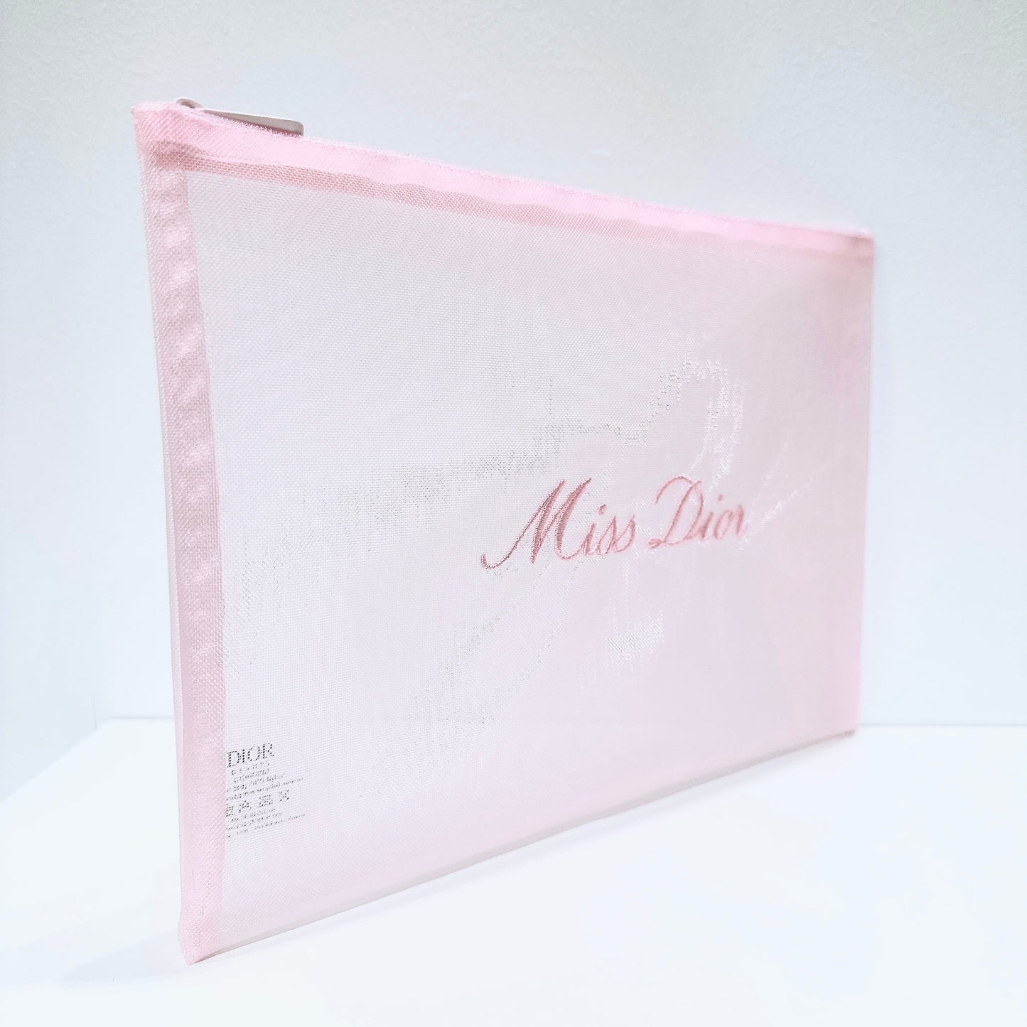 Dior beauty mesh pink pouch gift