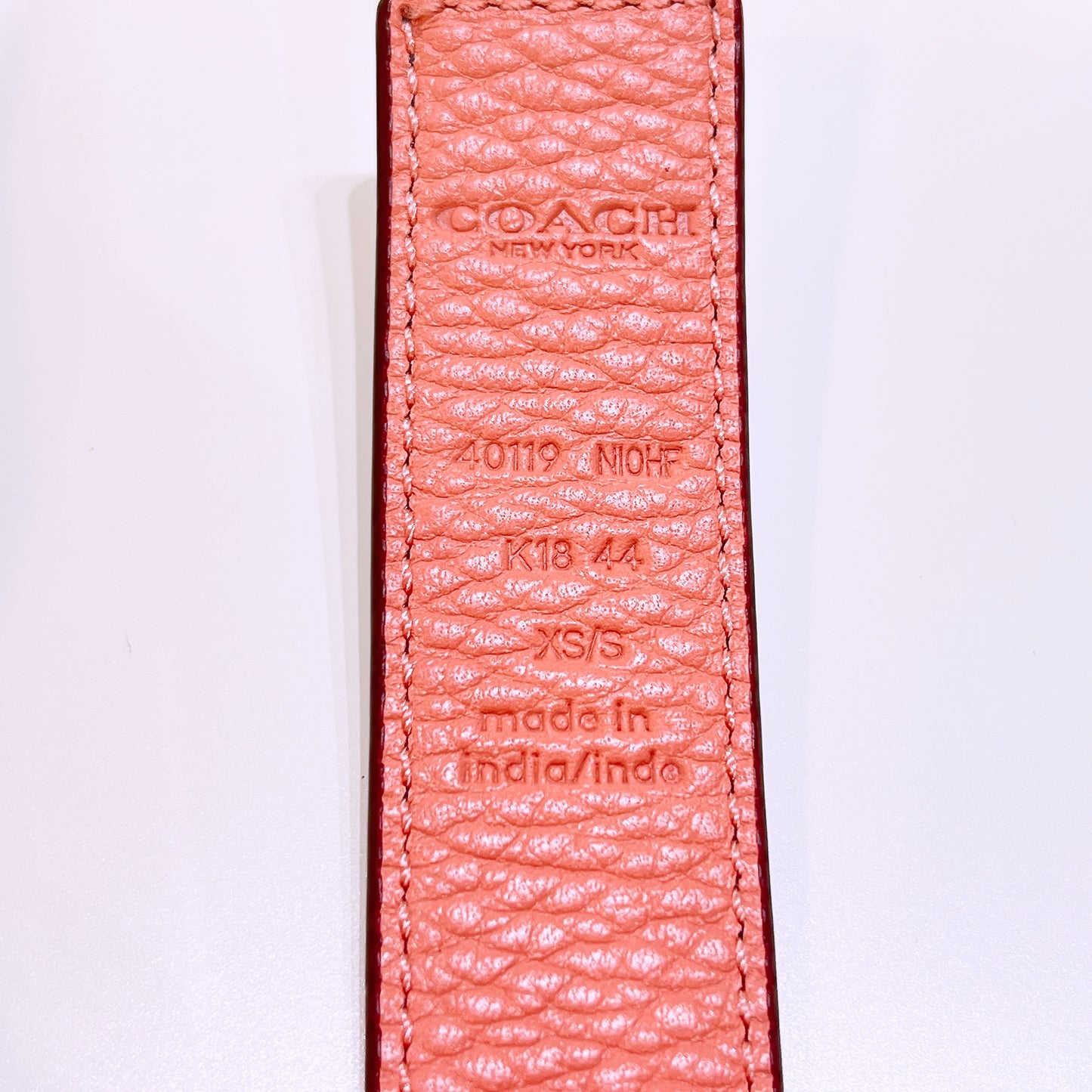 Coach C Hardware Reversible Belt