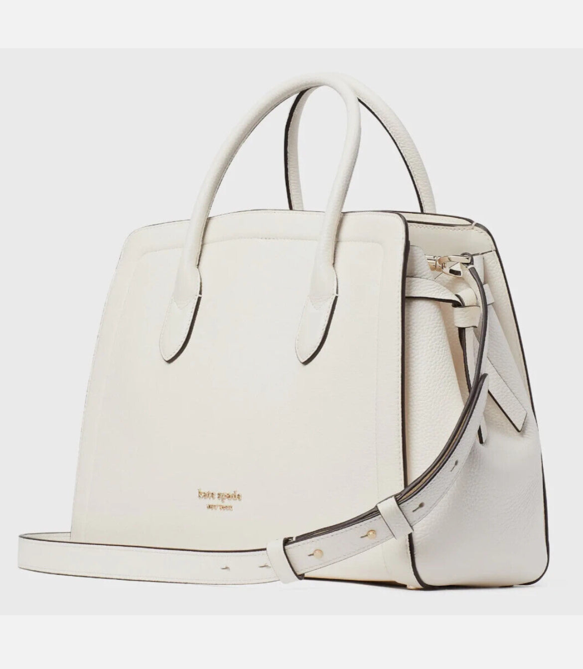 Kate Spade Knott XL Satchel Off White
