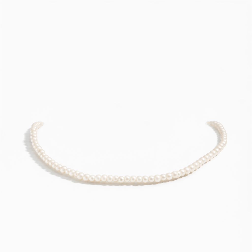 Pearl and moonstone necklace