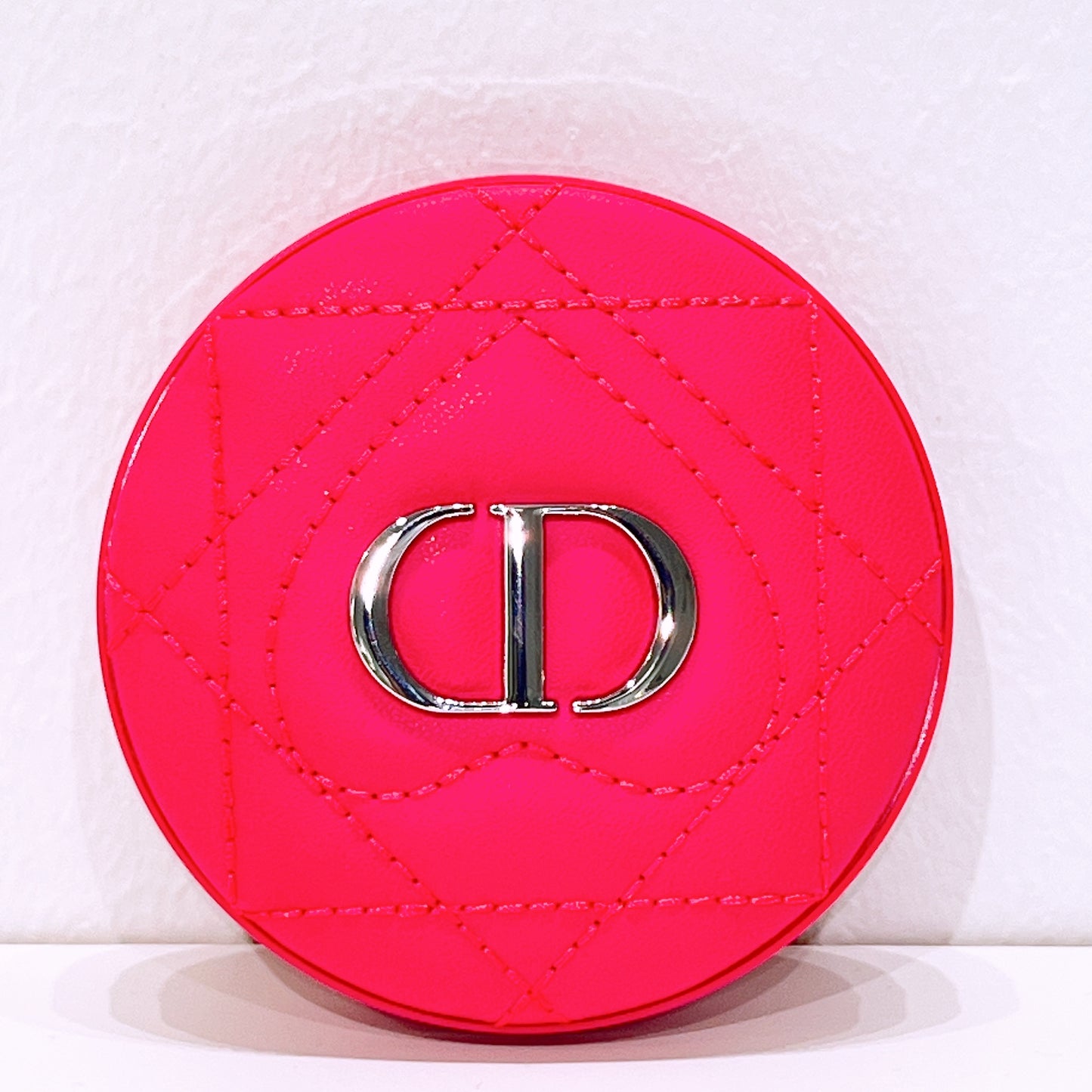 Dior Cosmetic Beauty Makeup Compact Mirror Rose Red