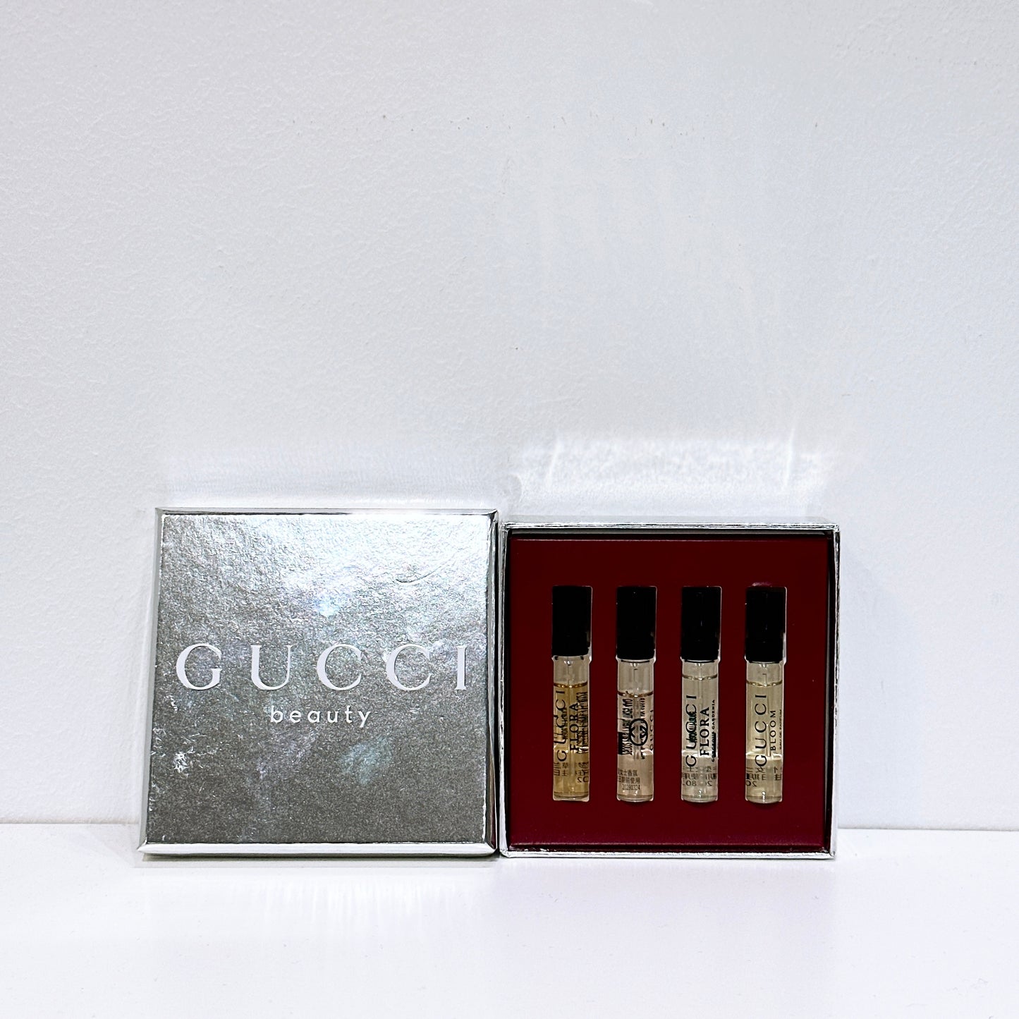 GUCCI 香水禮盒24聖誕夢幻花悅罪愛四件套小樣【四支香水體驗禮盒】