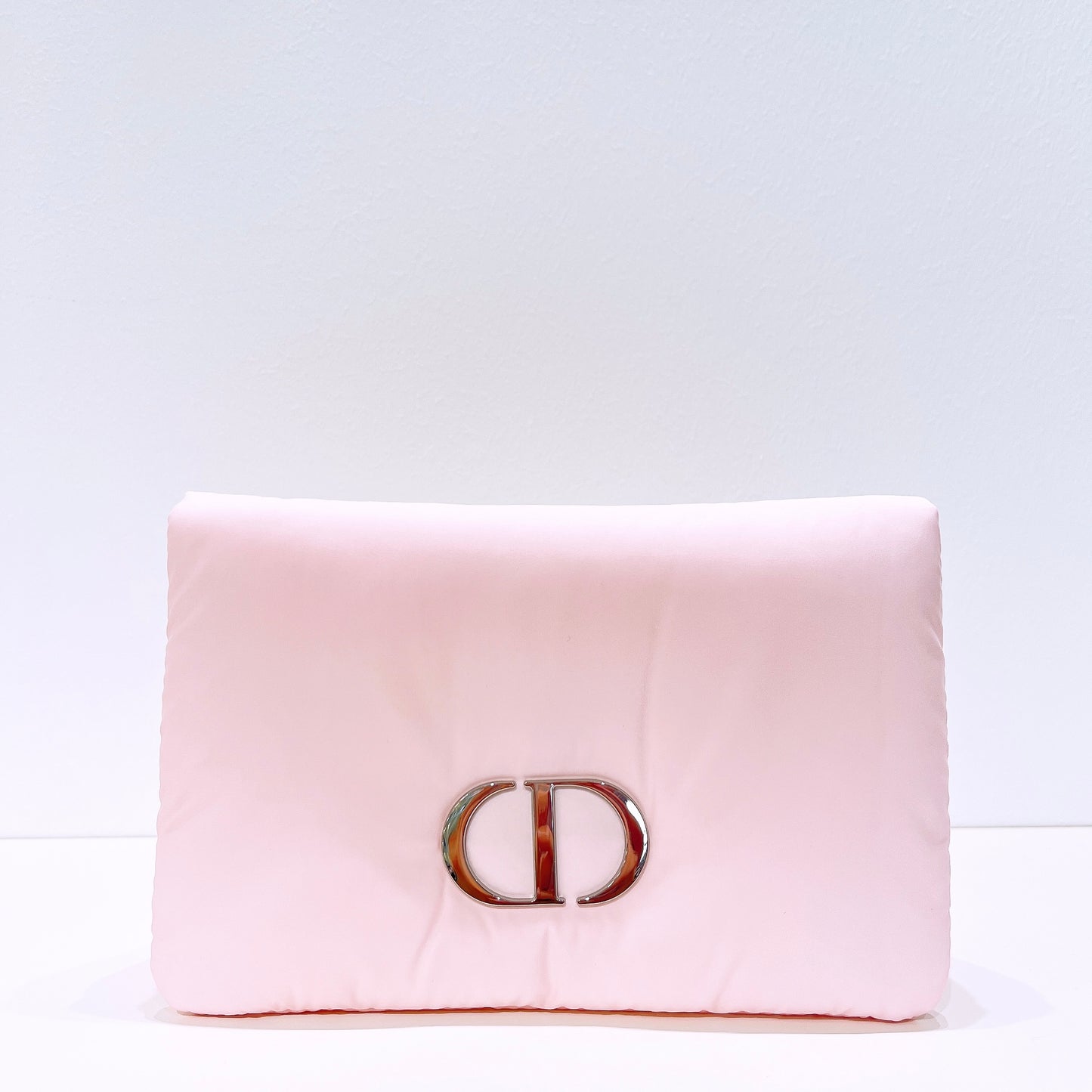 Dior Pink Cosmetics Puff Bag