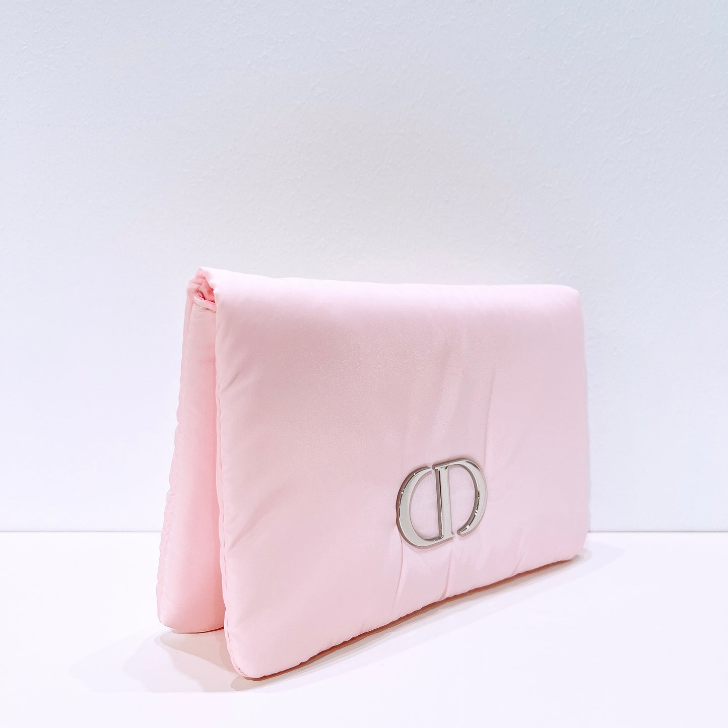 Dior Pink Cosmetics Puff Bag