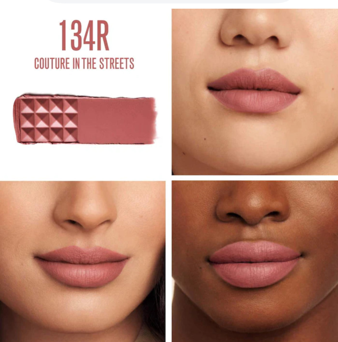 Valentino Spike Valentino Buttery Matte Lipstick 134R 1g