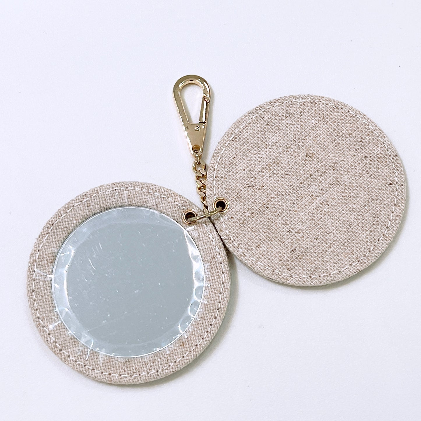 Dior Beauty Mini Round Mirror Keychain