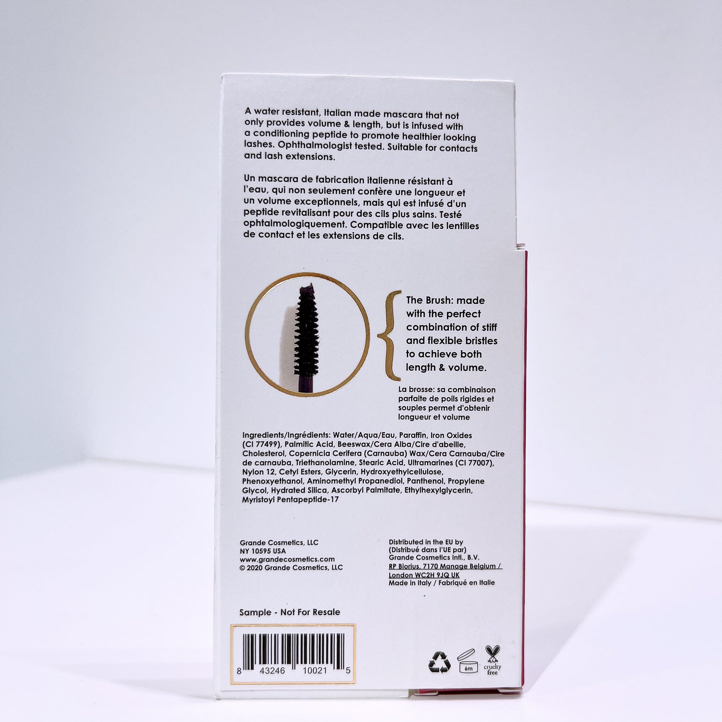 Grande Cosmetics GrandeMASCARA Conditioning Peptide Mascara Rich Black 1.4g