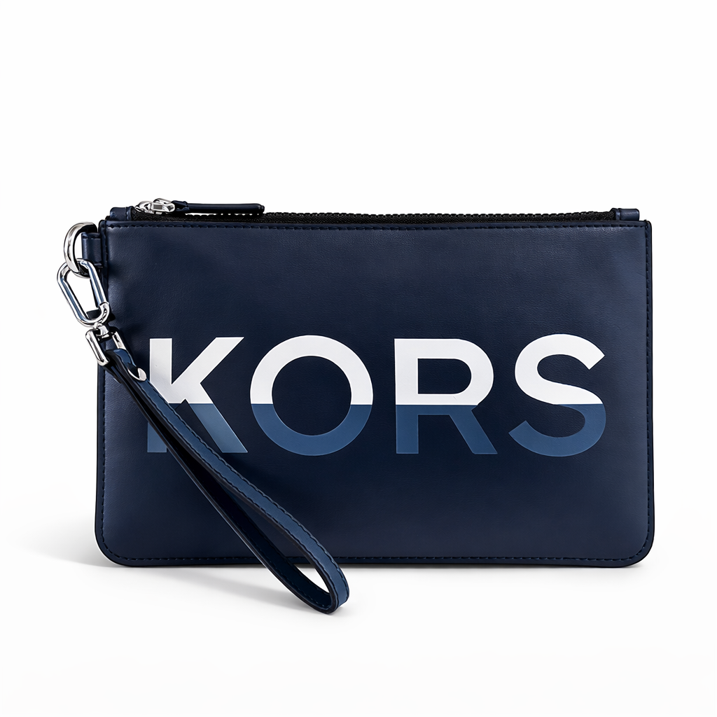 Michael Kors Medium Printed Leather Slim Pouch