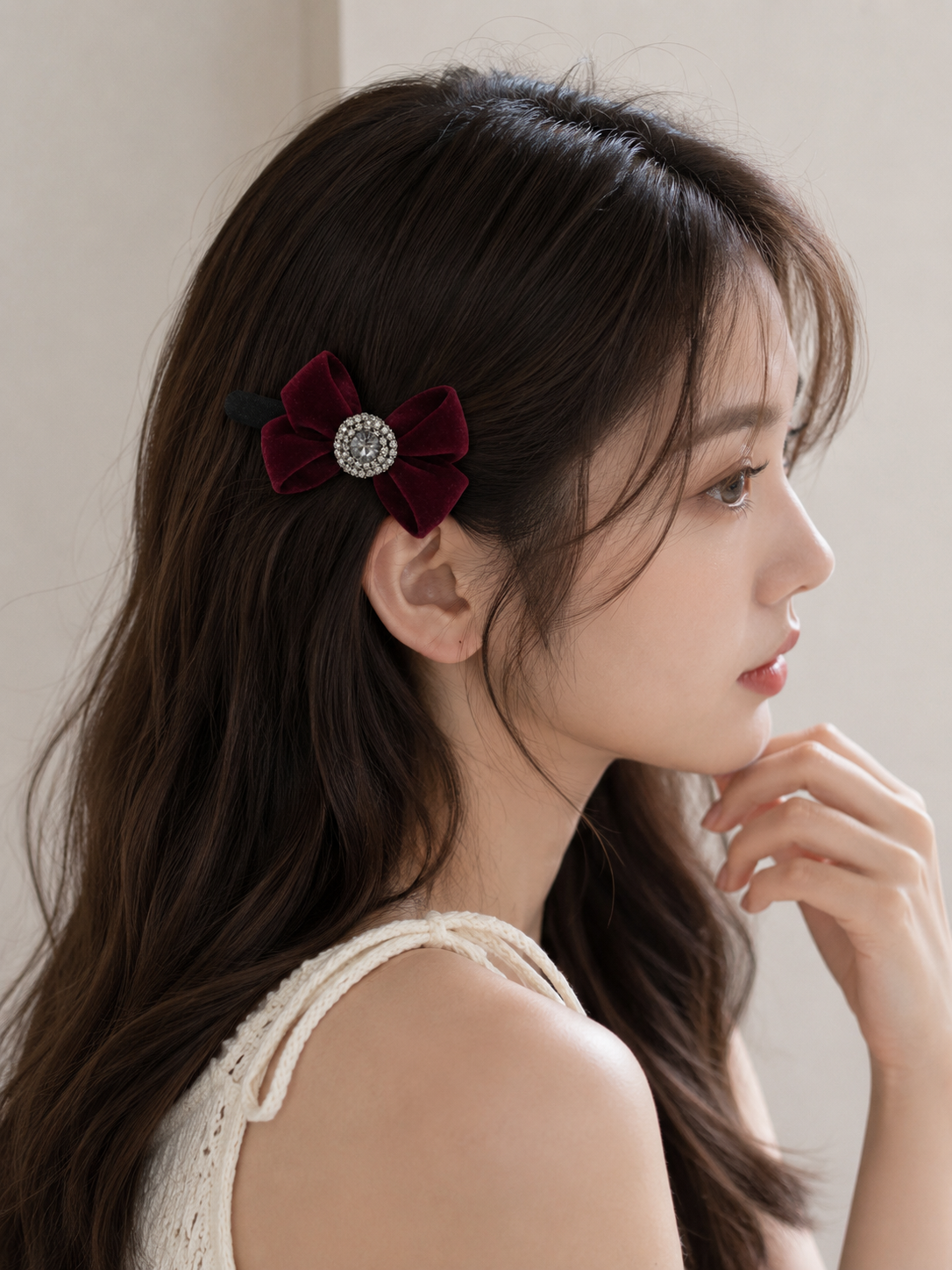 Vintage Velvet Hair Clip