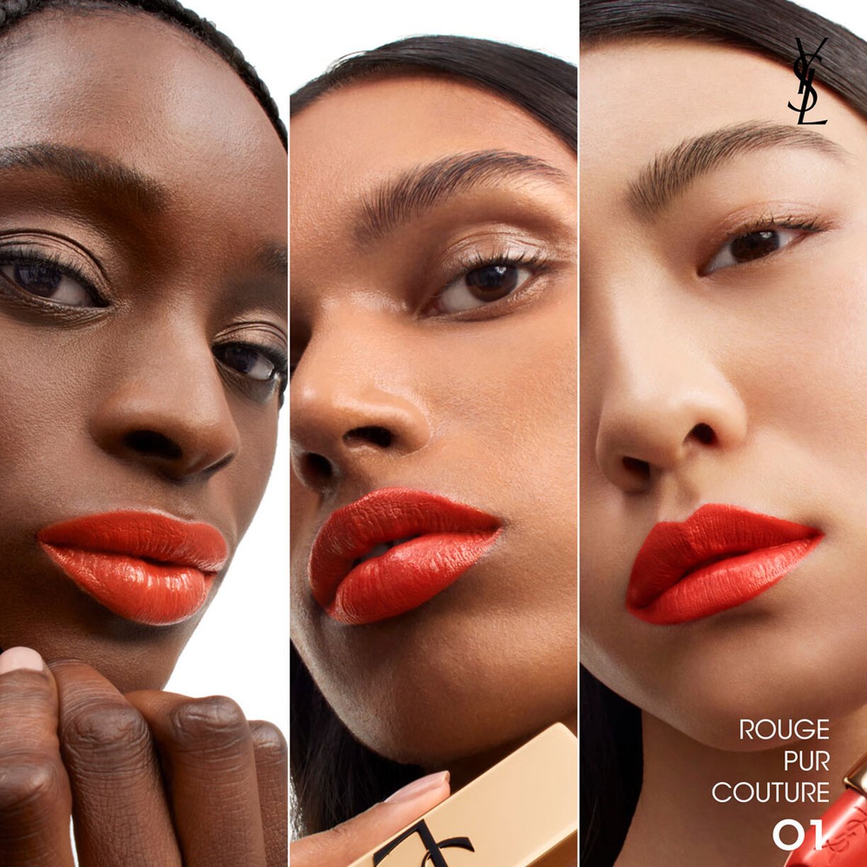 YSL ROUGE PUR COUTURE 01 Wild _Cinnamon 1.3g Lipstick (no box)
