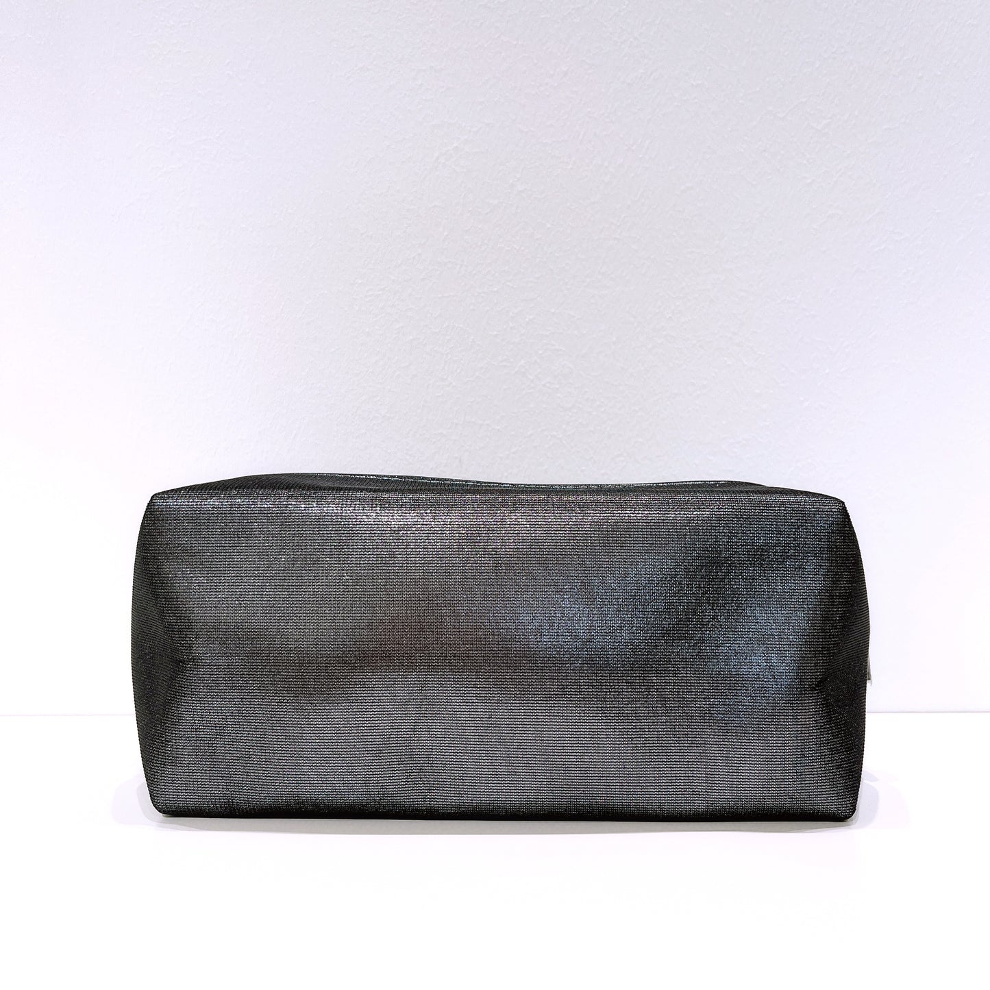 Coach Fragrance Silver Glitter Large Toiletry Cosmetic Bag