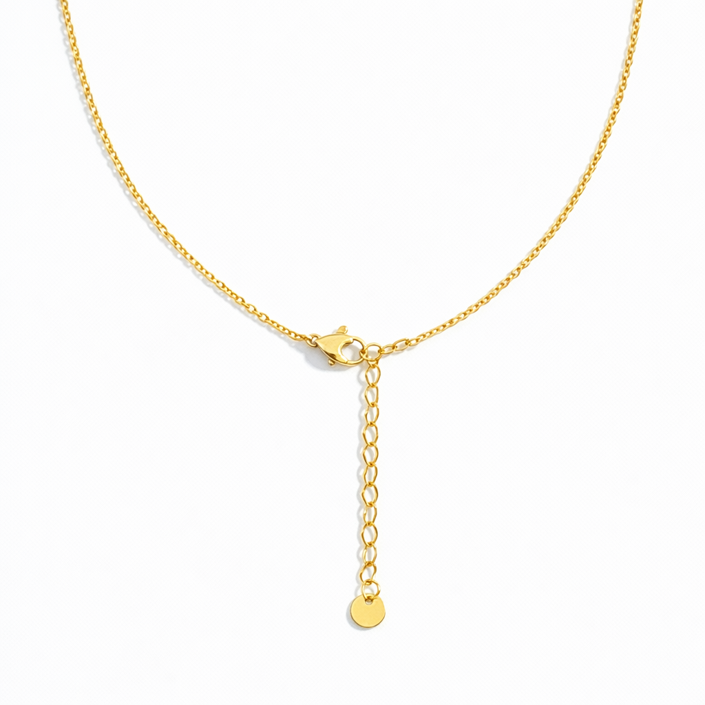 Gold chain pearl Y-shaped necklace