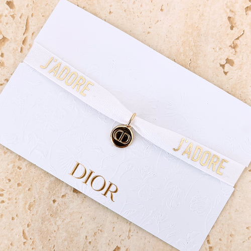Dior Jadore Ribbon Bracelet with charm