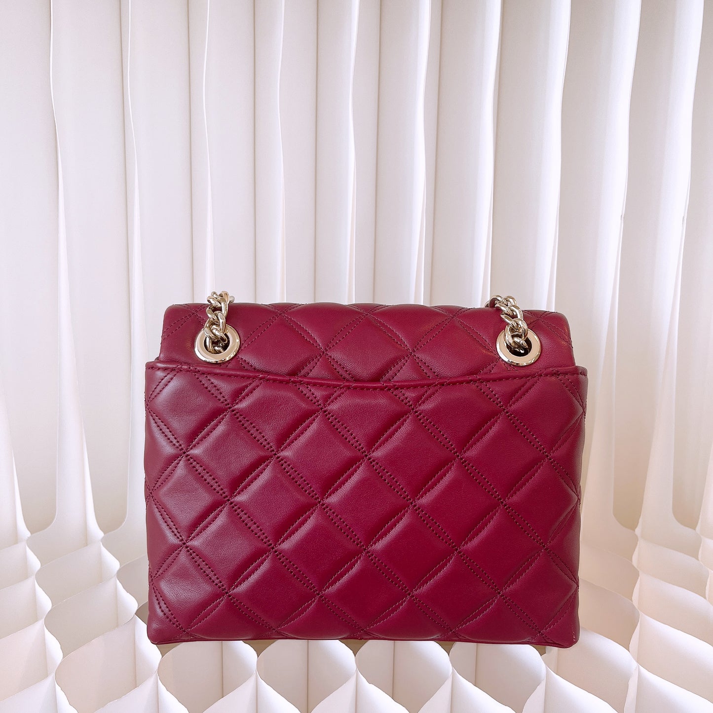 Kate Spade Natalis Medium Flap Shoulder Bag In Blackberry
