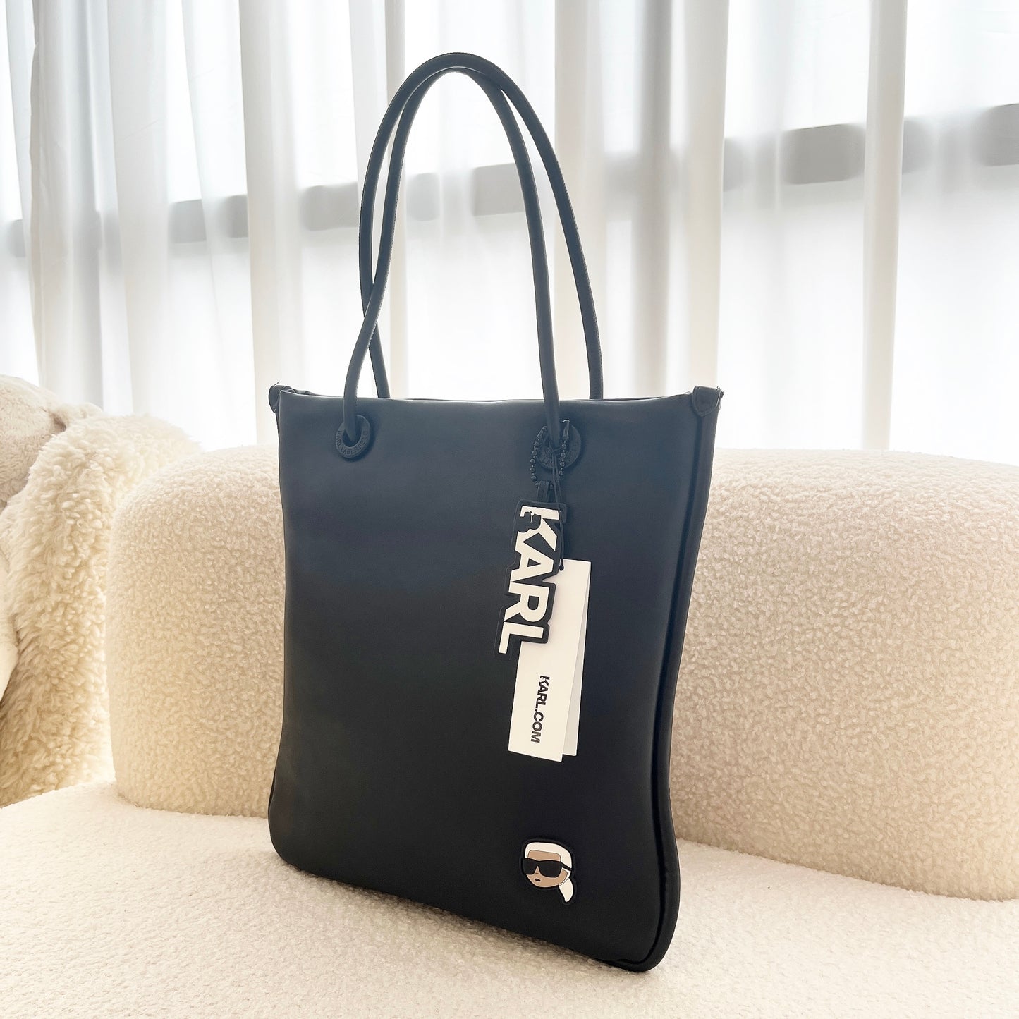 Karl Lagerfeld K/IKONIK 2.0 North-South Tote Bag