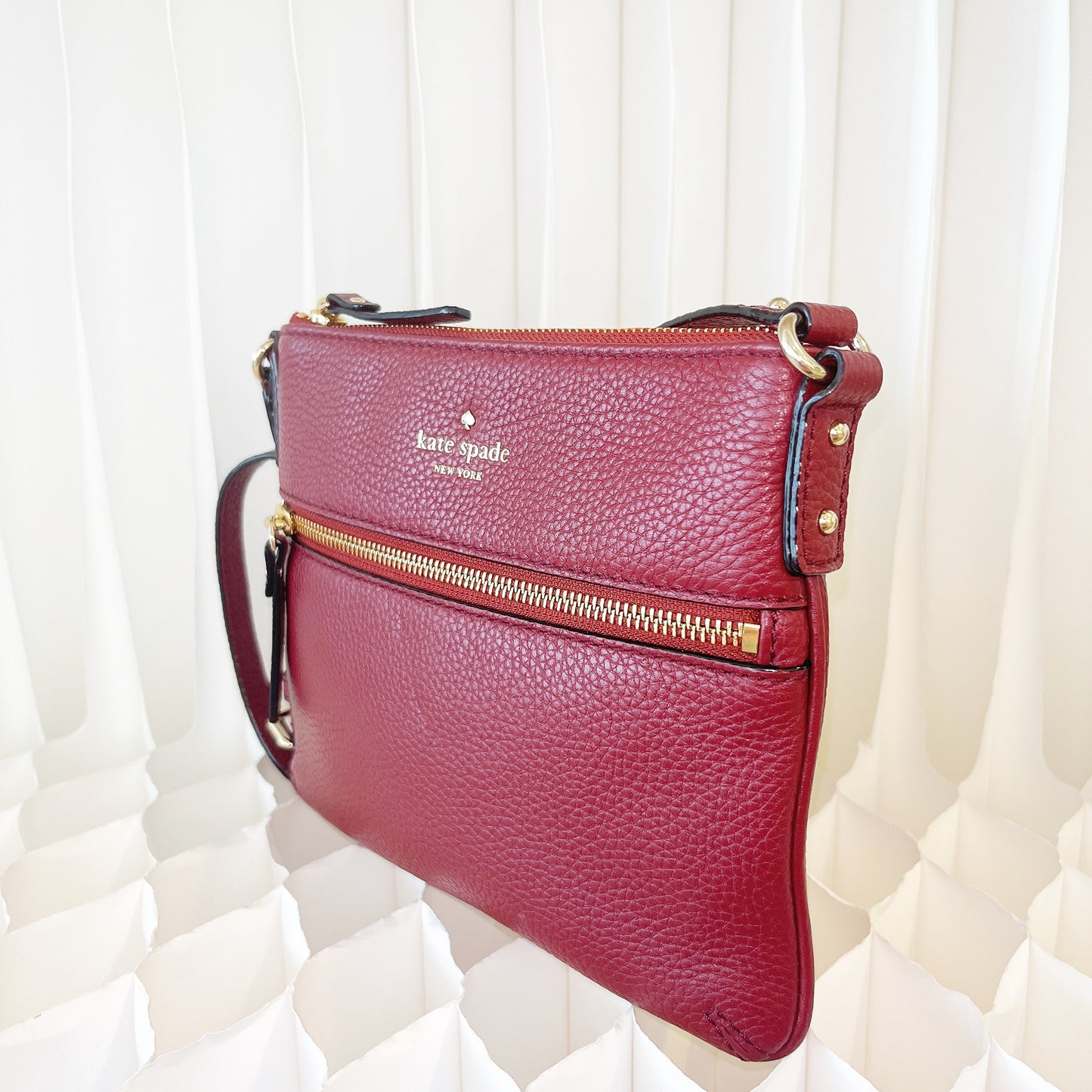 kate spade Jackson Street Mini Cayli Pebble Leather Crossbody