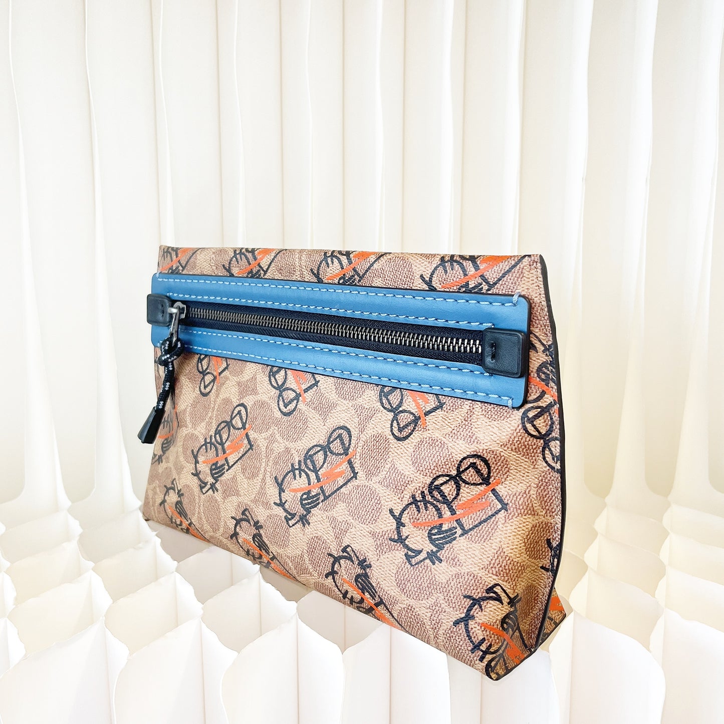 Coach Academy Clutch Sling Bag in Signature Canvas