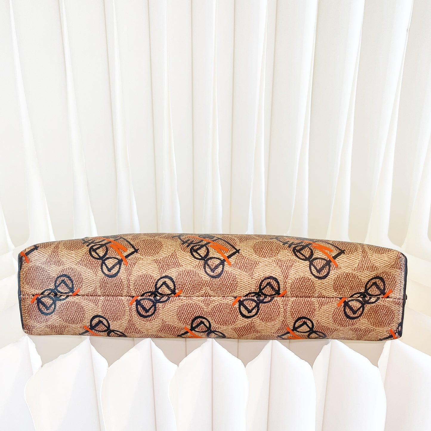Coach Academy Clutch Sling Bag in Signature Canvas