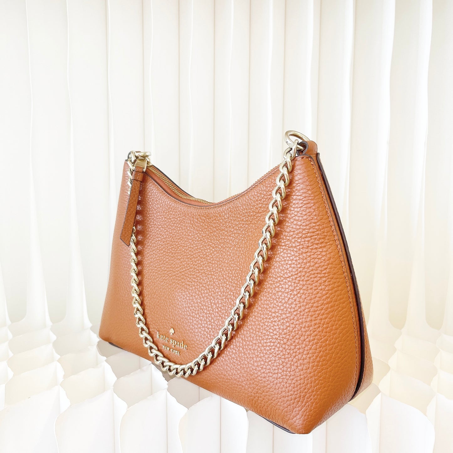 Kate Spade Zippy Convertible Crossbody Bag- Brown