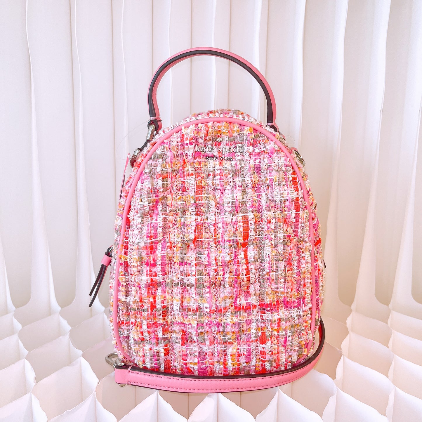 Kate Spade Briar Lane Quilted Tweed Mini Backpack