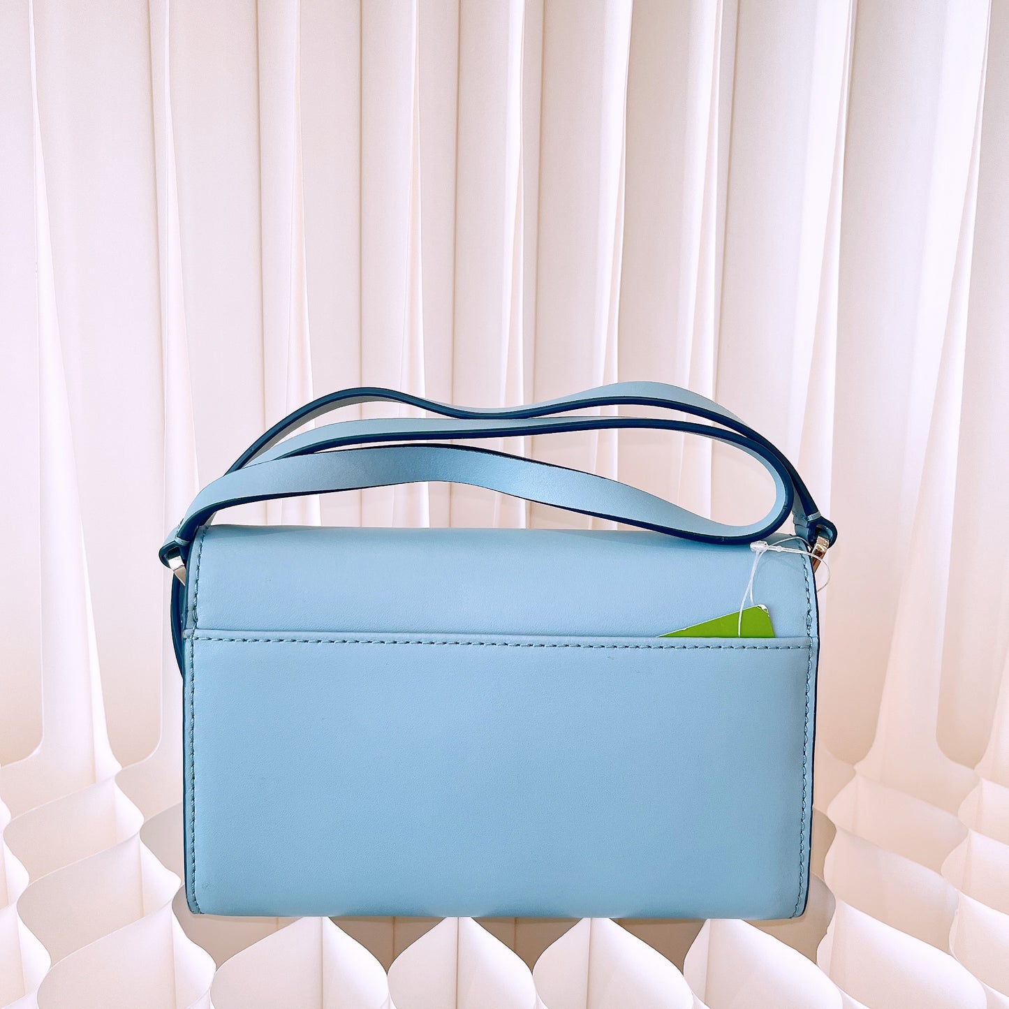 Kate Spade Magnolia Street Addison Blue Scallop Convertible Crossbody Bag