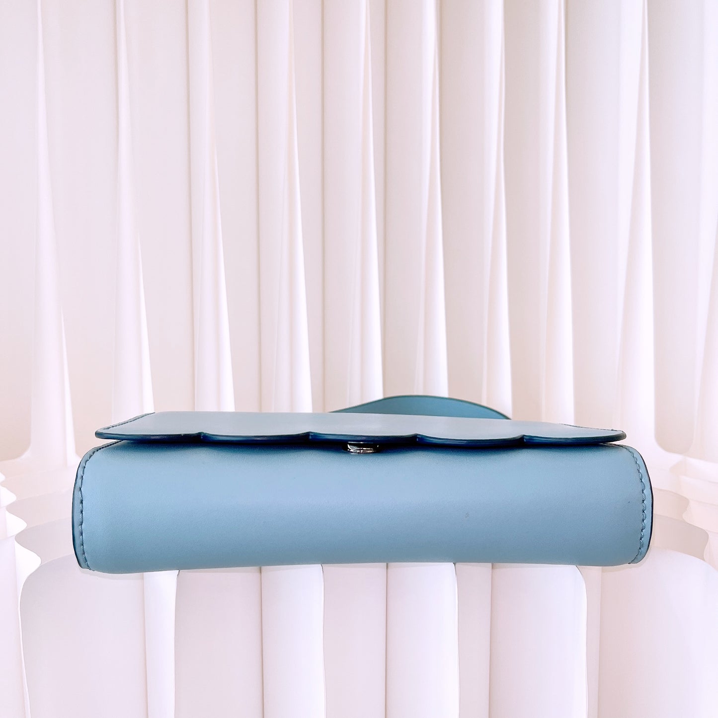Kate Spade Magnolia Street Addison Blue Scallop Convertible Crossbody Bag