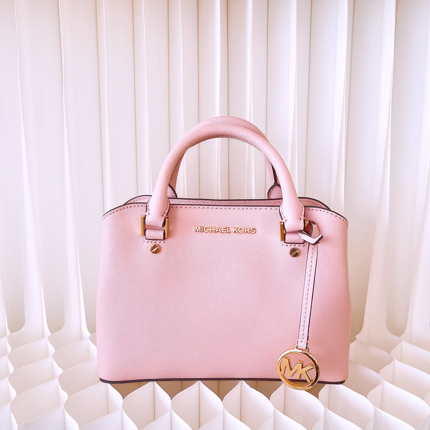 Michael Kors Savannah Small Satchel Pink