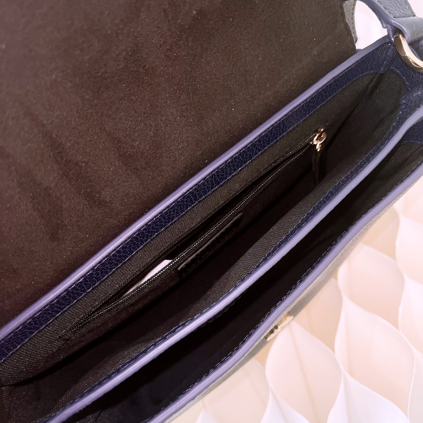 Furla Joy Navy Leather Crossbody