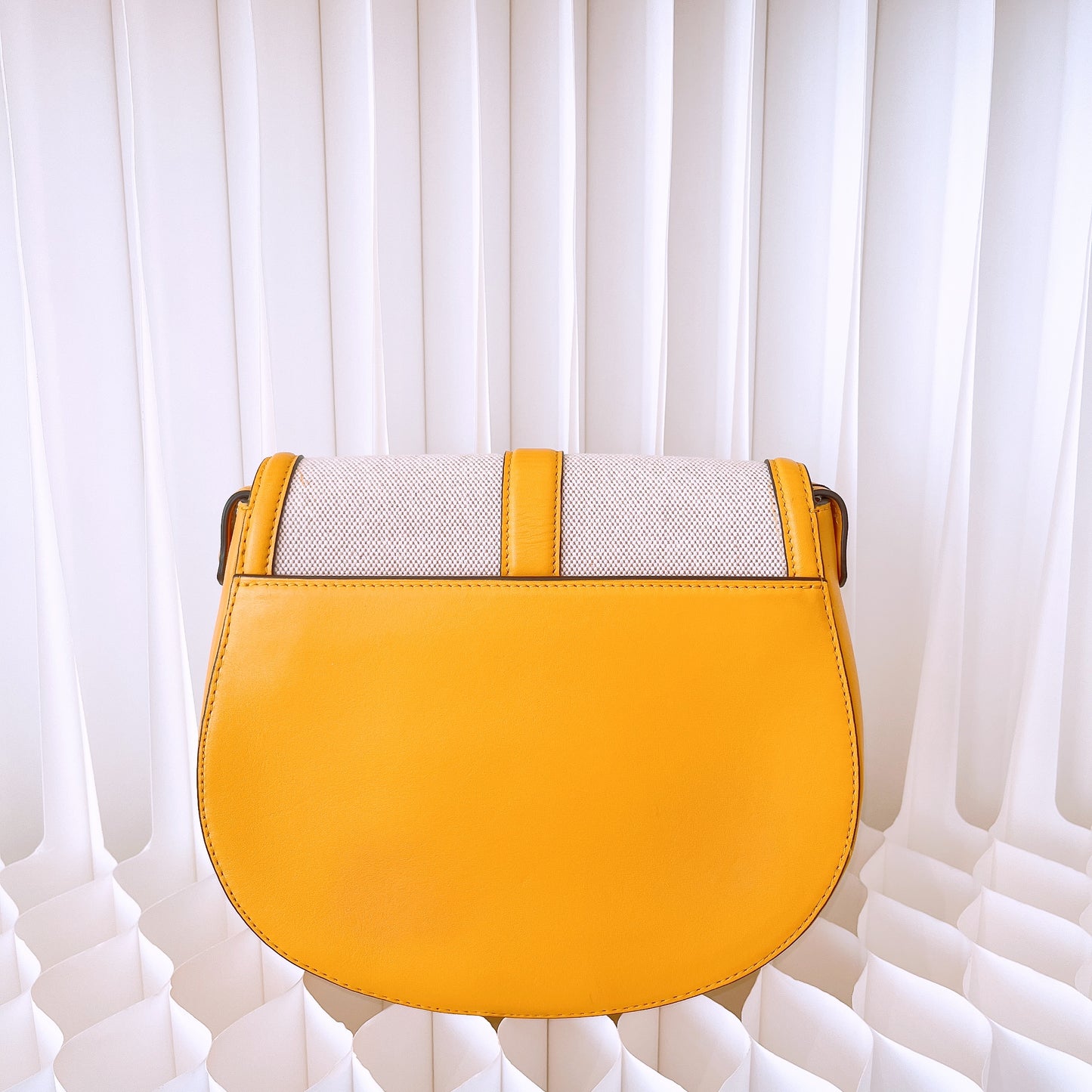 Tory Burch Miller Canvas Quadrant Saddle Bag