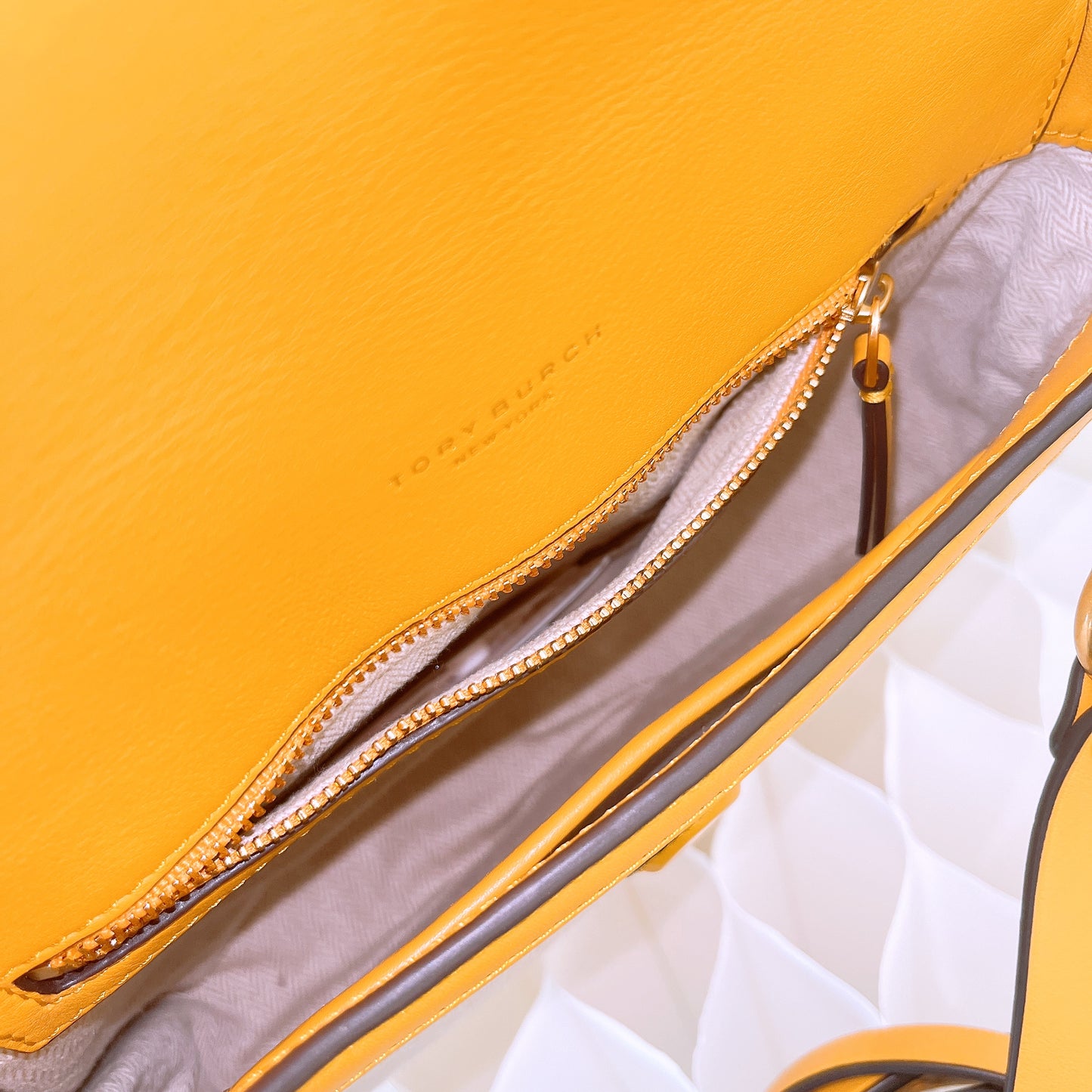 Tory Burch Miller Canvas Quadrant Saddle Bag
