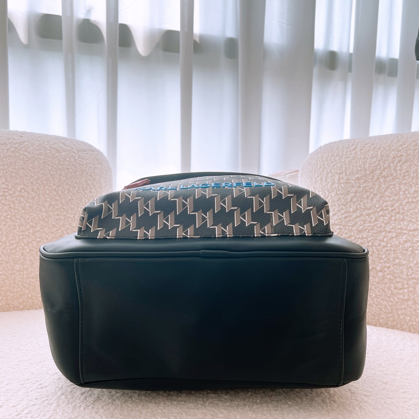 Karl Lagerfeld Kl X Disney Donald Duck On Shade Backpack In Black