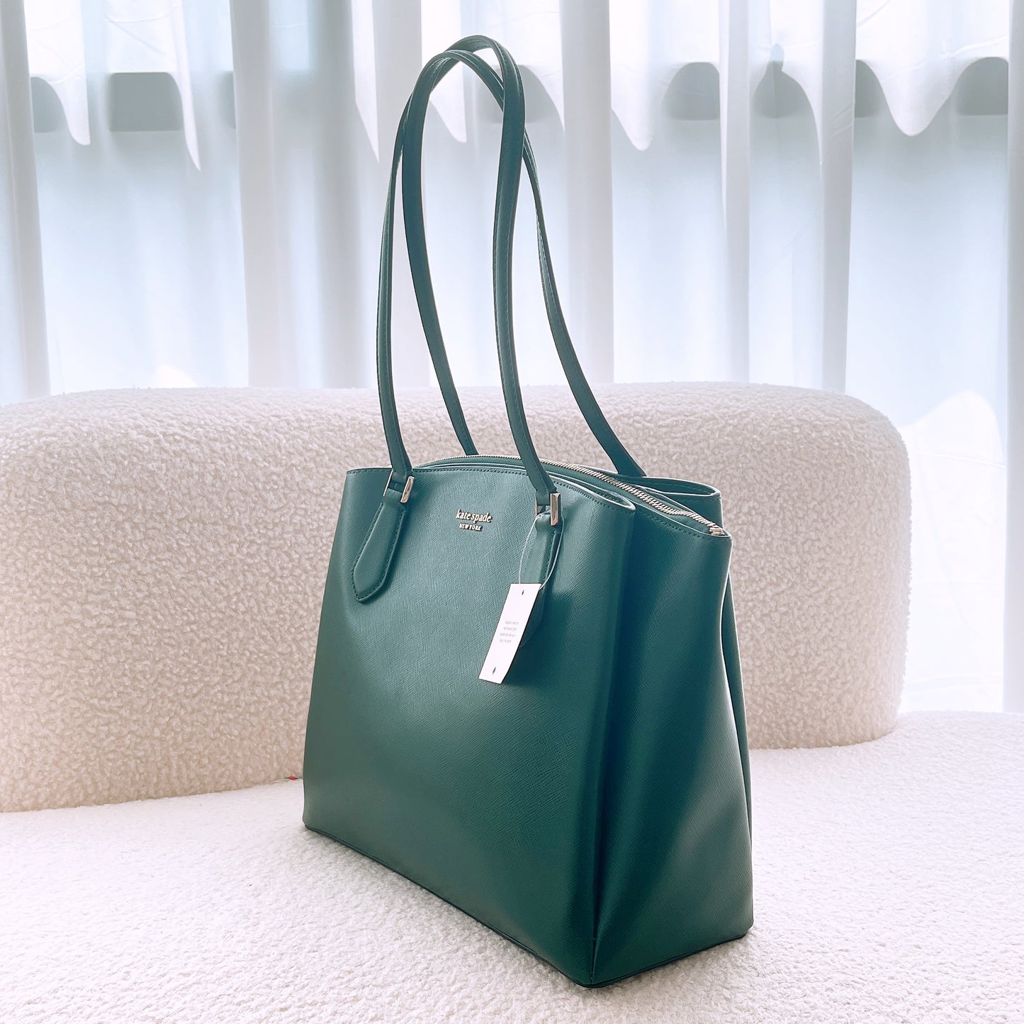 Kate Spade Monet Large Leather Triple Compartment Tote