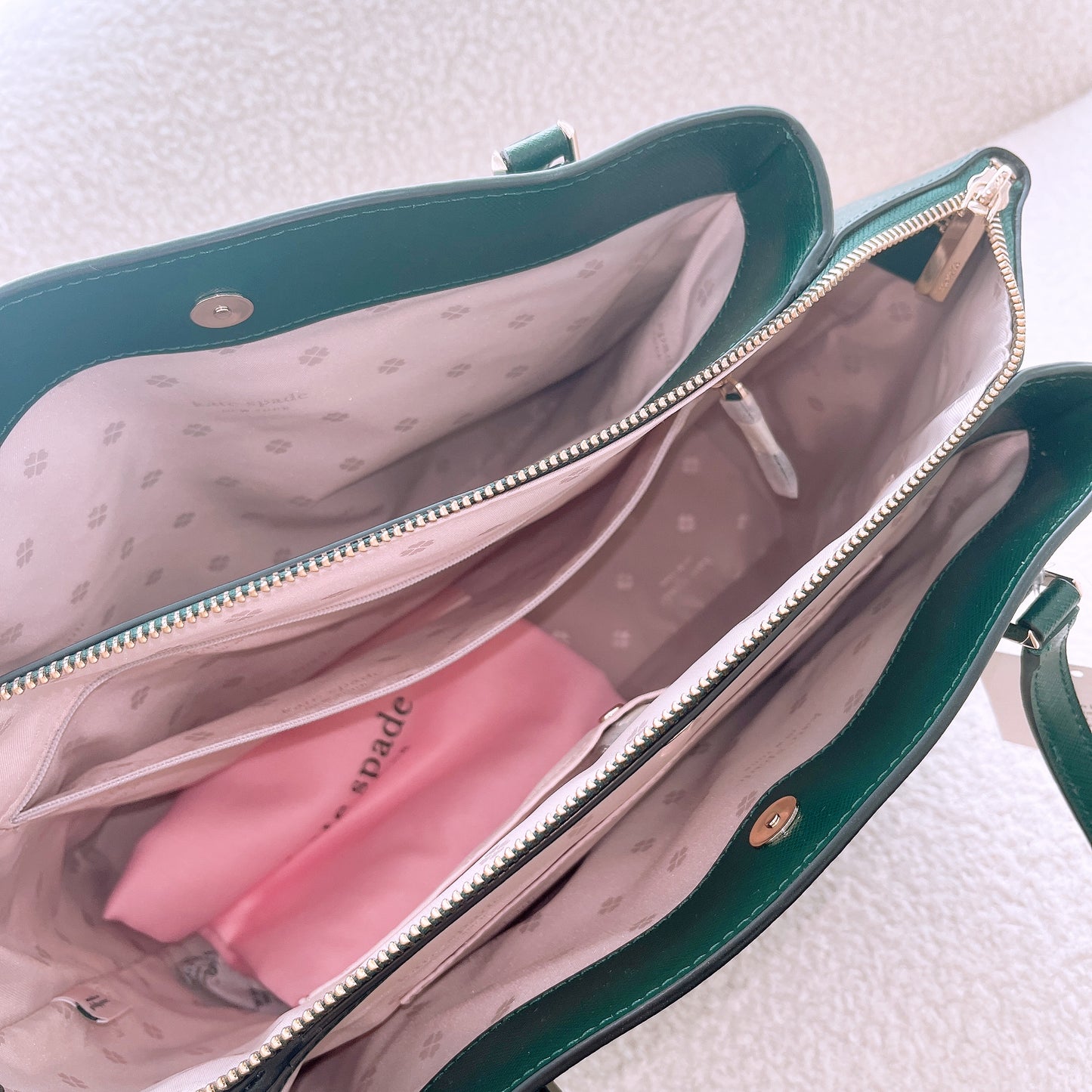 Kate Spade Monet Large Leather Triple Compartment Tote