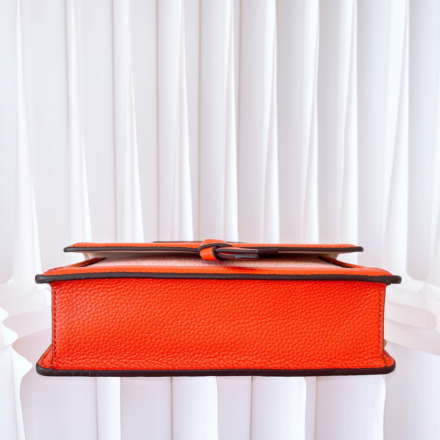 Kate Spade Knott Canvas Flap Crossbody In Dried Apricot Multi