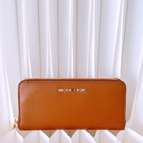 Michael Kors Jet Set Travel Large Zip Around Wallet Luggage