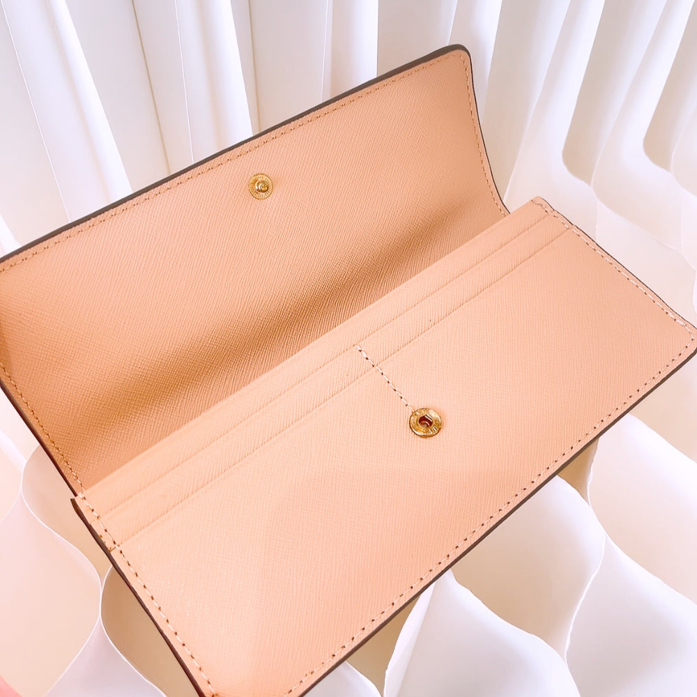 Michael Kors Slim Flat Jet Set Travel Leather Wallet