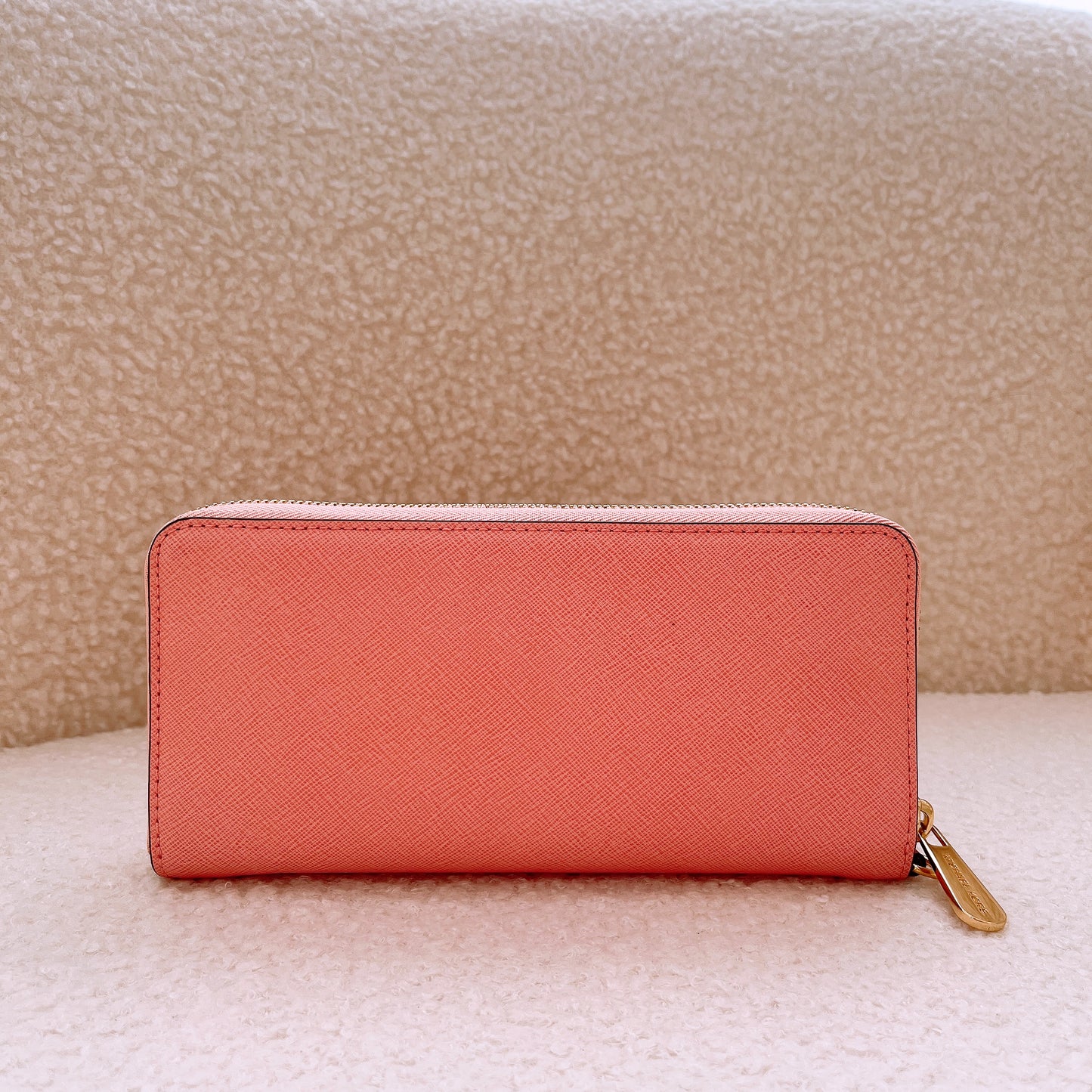 Michael Kors Jet Set Travel Tech Continental Leather Pale Pink