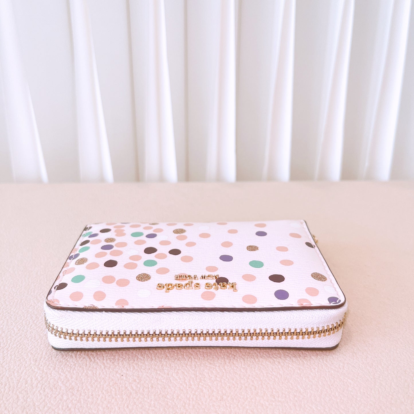 Kate spade Silvia disco polka dot Card Case