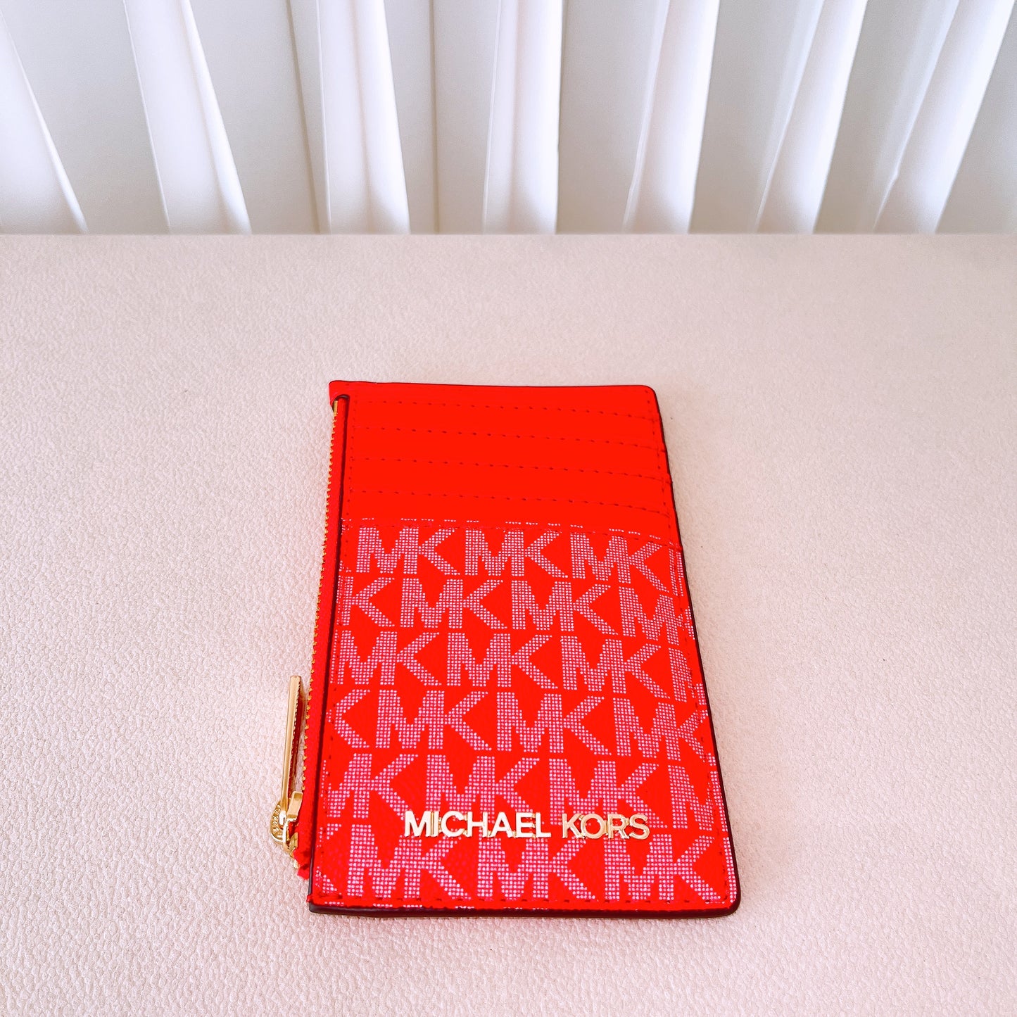Michael Kors Jet Set Travel Card Case in Dark Sangria