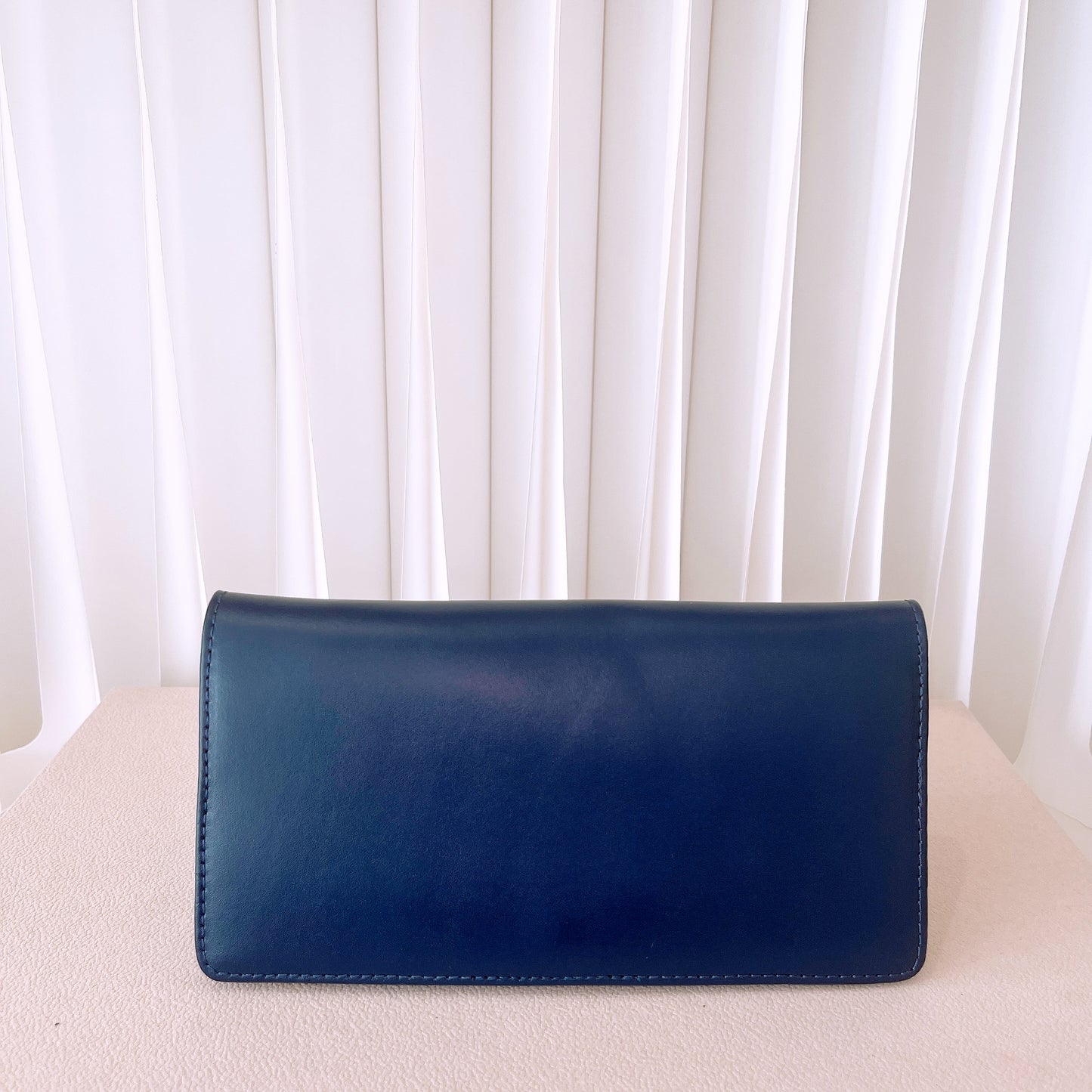 Kate Spade French Bulldog Long Wallet Navy