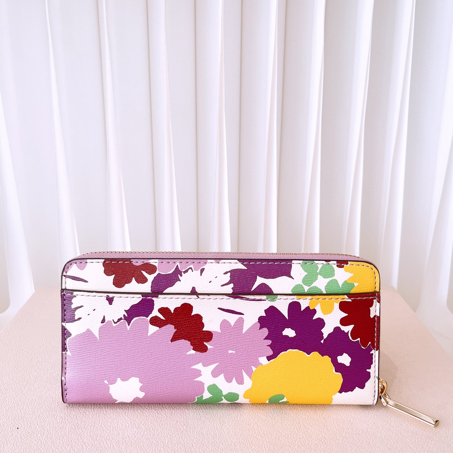 Kate Spade Sylvia Swing Flora Slim Continental Wallet