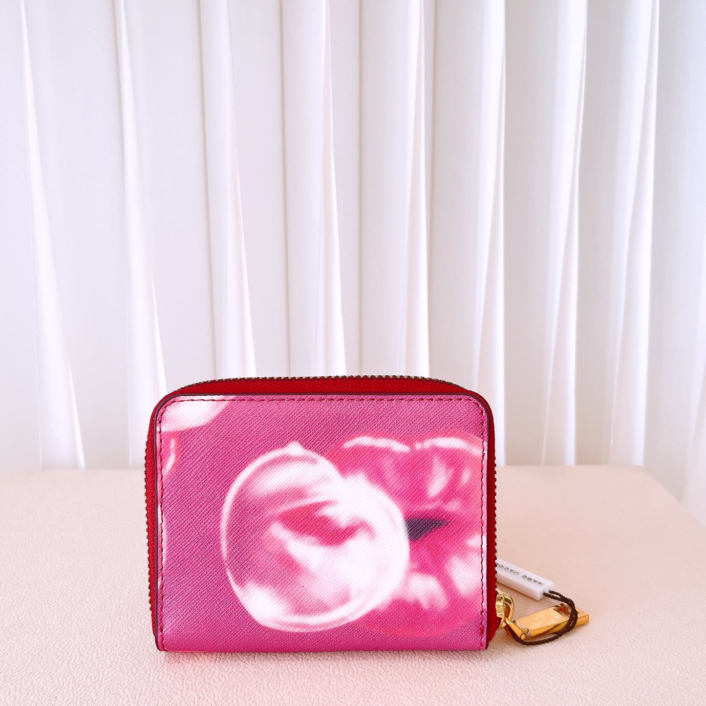 Marc Jacobs Dark Lipstick Multi Kiss Card Case Wallet