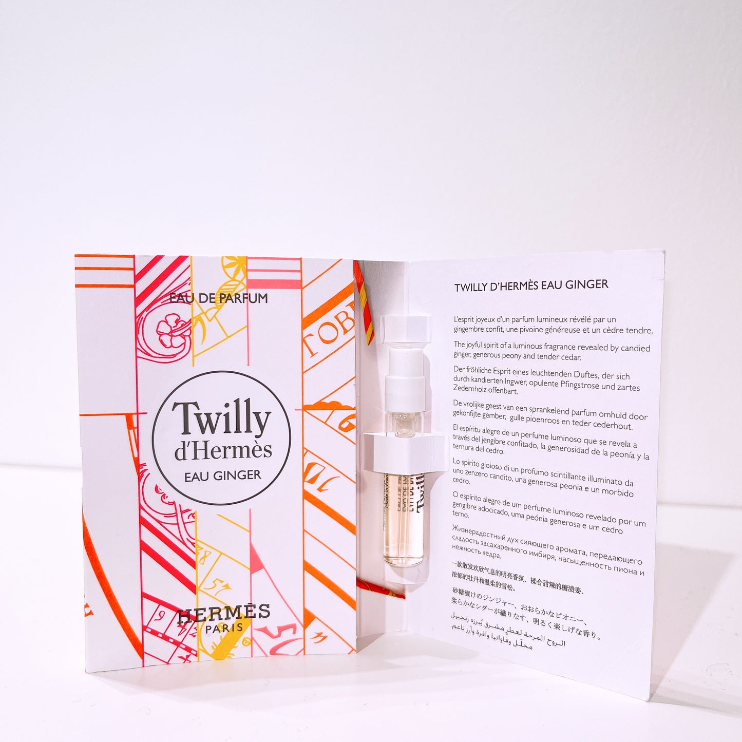 Twilly d'Hermès Eau Ginger Hermès for women 2ml