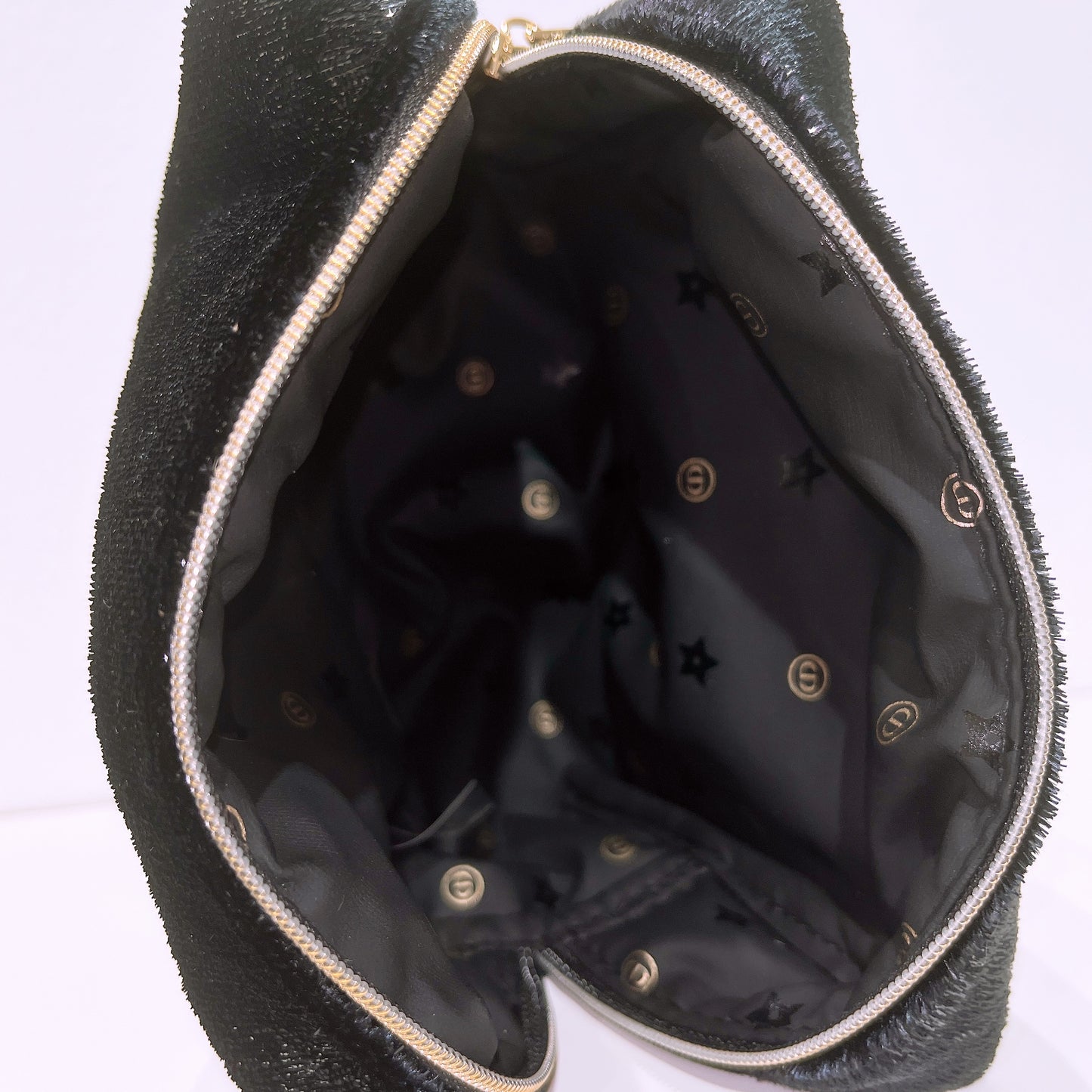 Dior Shiny Glitter Cosmetic Makeup Toiletry Pouch Bag