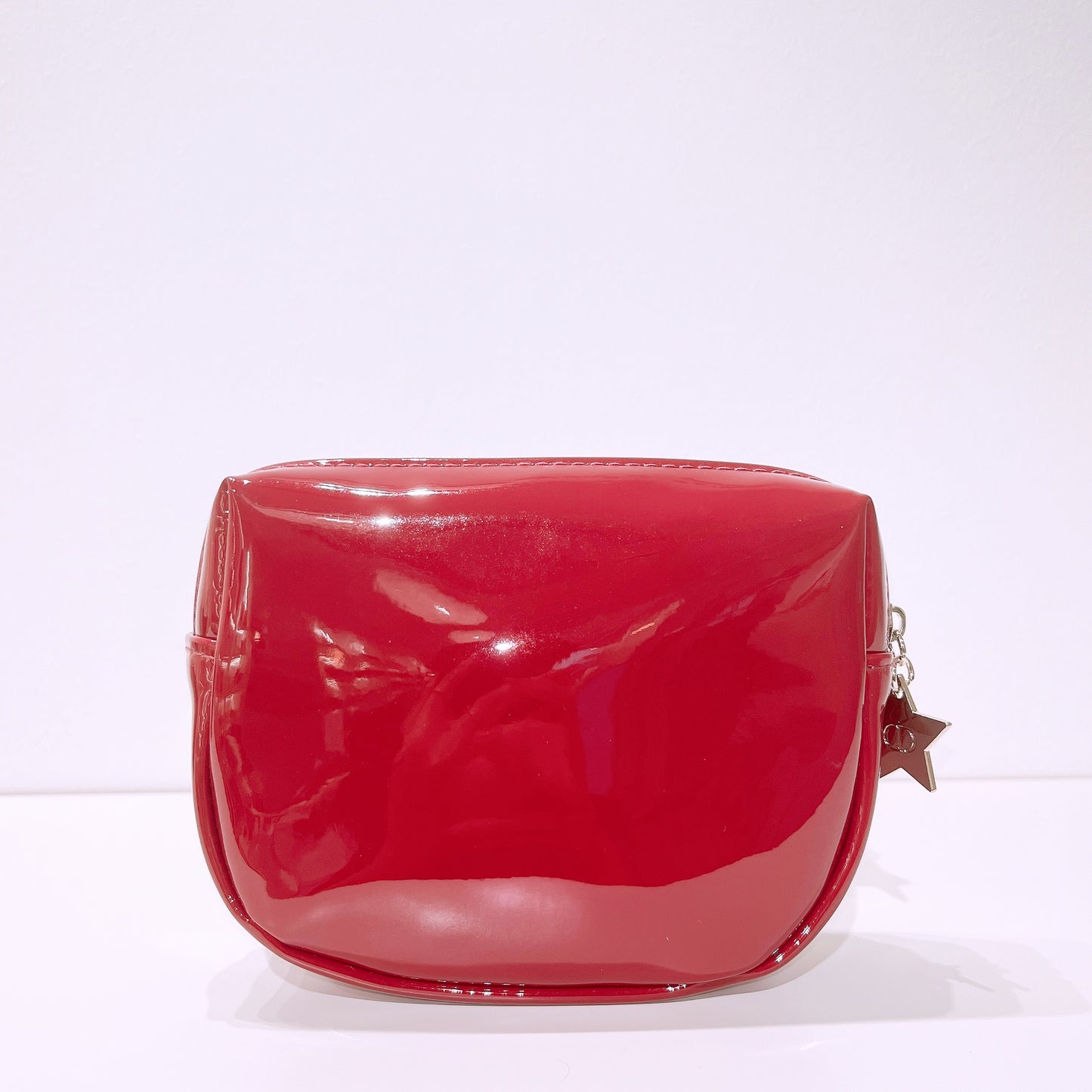 Dior Burgundy Makeup Bag with Star Pull-up